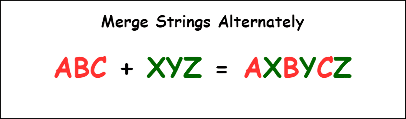 How to Merge Strings Alternately?